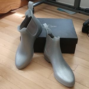 j crew matte chelsea rain boots